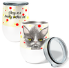 Sassy Cat 12oz Stemless Insulated Stainless Steel Tumbler
