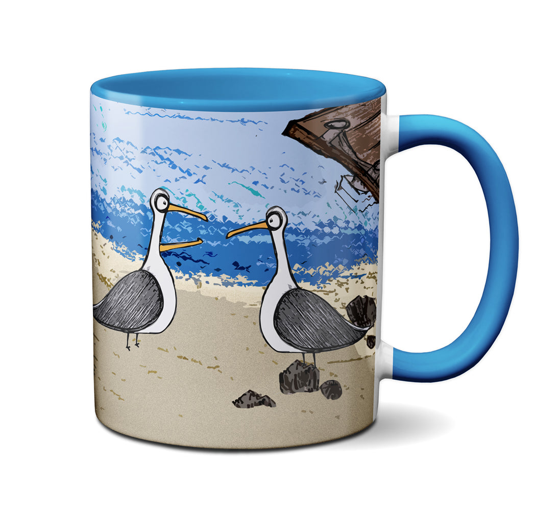 Seagull Cloud Funny Quote Mug by Pithitude