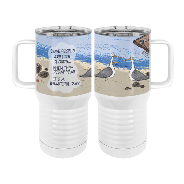 Seagull Clouds 20oz Tall Insulated Stainless Steel Tumbler with Slider Lid