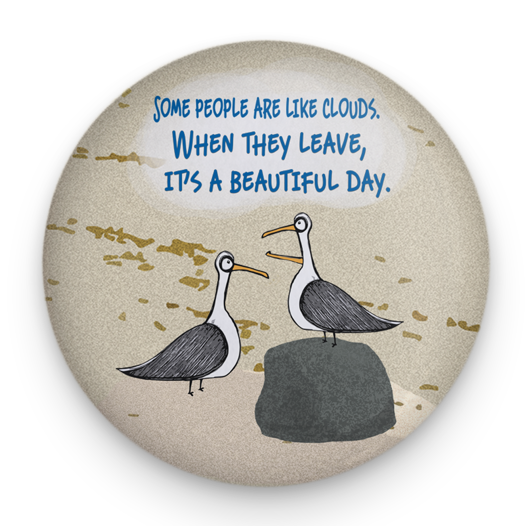 Seagull Clouds Magnet