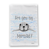 Seal Mermaid Flour Sack Dish Towel