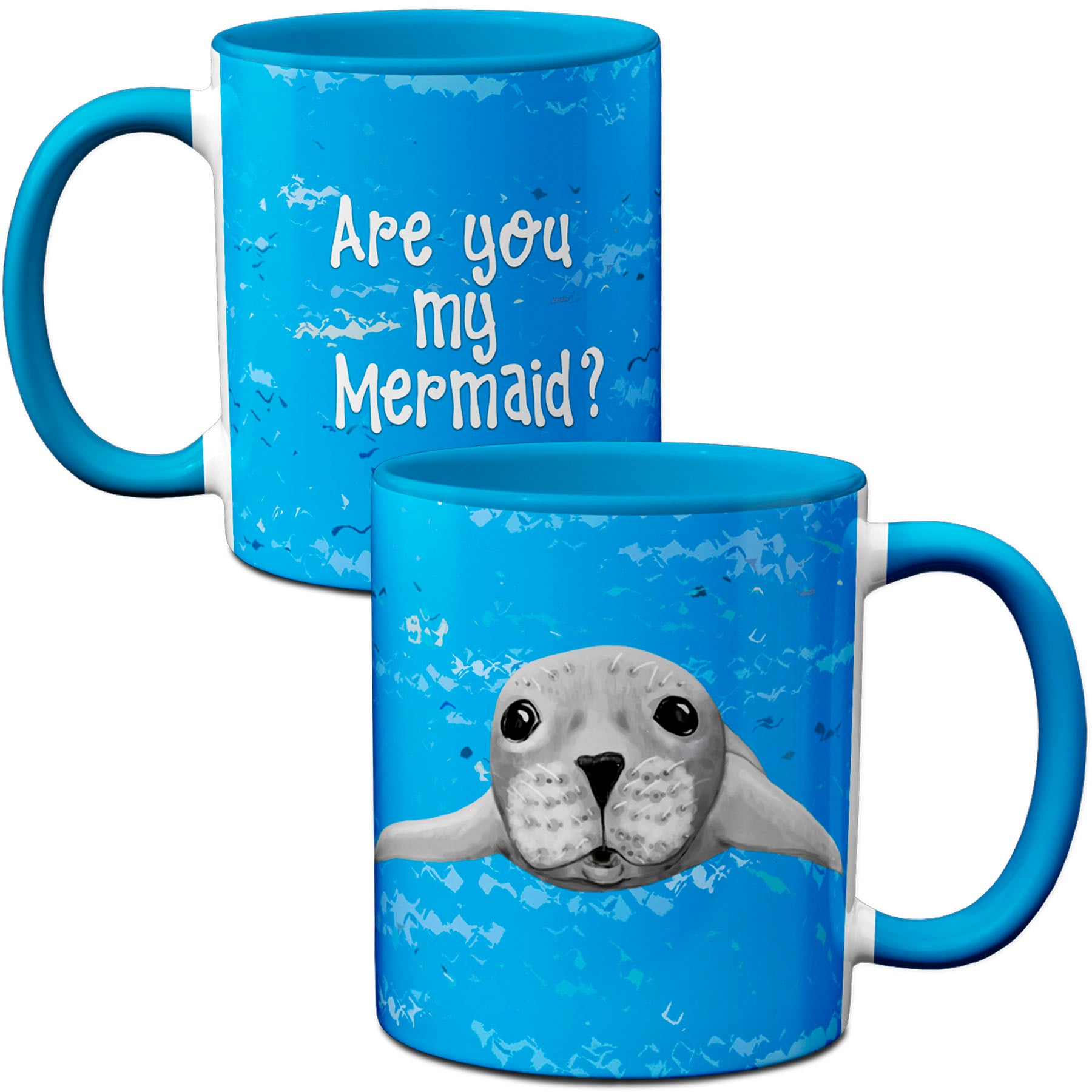 Seal Mermaid Coffee Mug