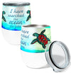 Searching Sea Turtles 12oz Stemless Insulated Stainless Steel Tumbler