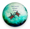 Romantic sea turtle magnet with I Have Searched the Ocean for You quote