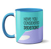 Brown Boston Terrier Sedation Mug by Pithitude