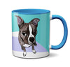 Brown Boston Terrier Sedation Mug by Pithitude