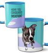 Brown Boston Terrier Sedation Mug by Pithitude