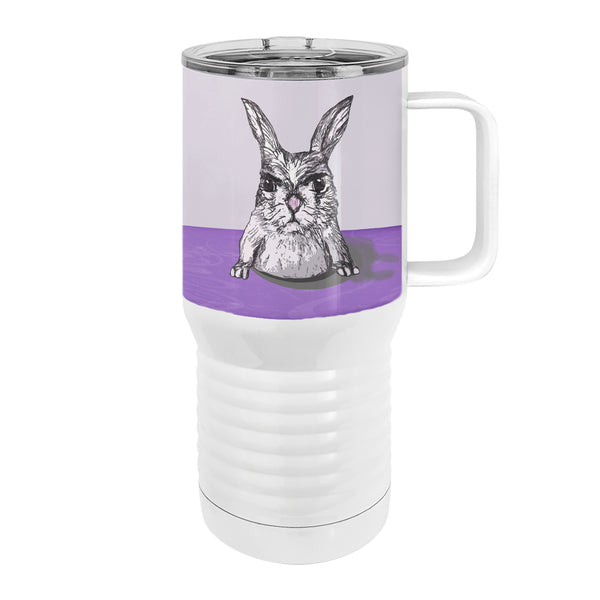 Rabbit Shoelaces 20oz Tall Insulated Stainless Steel Tumbler with Slider Lid