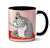 Shut the Front Door Squirrel Mug by Pithitude