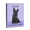 Spoiled Scottie 8x10 Wood Block Print