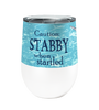 Stabby Narwhal 12oz Stemless Insulated Stainless Steel Tumbler