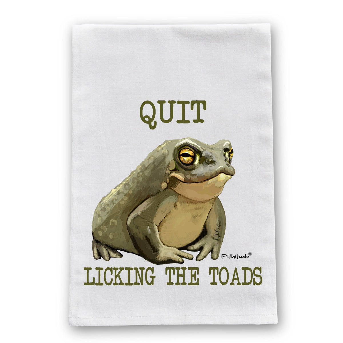 Toad Lick Flour Sack Dish Towel