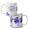 Violet Streak Mug by Pithitude