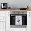 Violet Streak Flour Sack Dish Towel