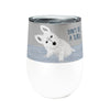 Westie Turd 12oz Insulated Stainless Steel Tumbler with Clear Lid