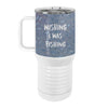 Wishing Fishing 20oz Tall Insulated Stainless Steel Tumbler with Slider Lid