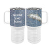 Wishing Fishing 20oz Tall Insulated Stainless Steel Tumbler with Slider Lid
