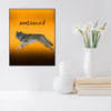 Wolf Untamed 8x10 Wood Block Print
