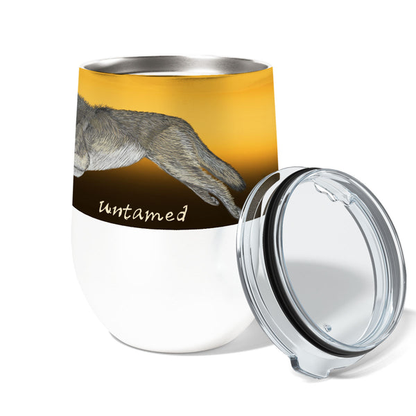 Wolf Untamed 12oz Stemless Insulated Stainless Steel Tumbler
